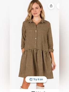 Gretchen Scott So Sweet Dress in Checkmate